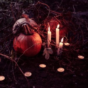 かぼちゃとキャンドル1