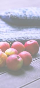 クッションとりんご1