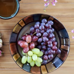 お皿にのせたぶどう1