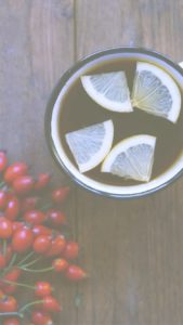 ホットレモンティー1