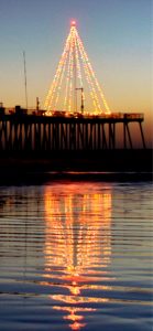 水に映るクリスマスツリー2