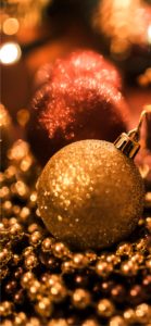 金色と茶色のツリーの飾り2