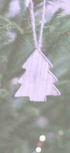 木製のもみの木のツリー飾り1