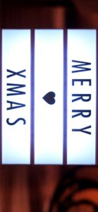 メリークリスマスのネオンプレート2