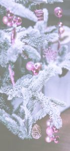 ピンクのツリー飾り2