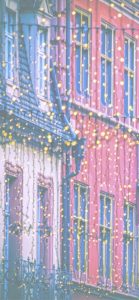 クリスマスのビルの飾り2