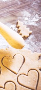 ハートとツリーの手作りクッキー1