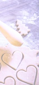 ハートとツリーの手作りクッキー2