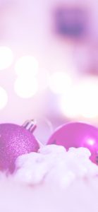 ピンクのツリー飾り3