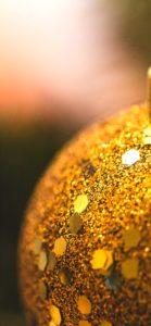 ゴールドのツリー飾り2