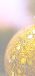 ゴールドのツリー飾り1