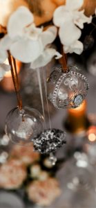 透明のクリスマスツリーの飾り2