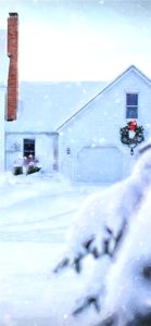 クリスマスの飾りをしてある家1