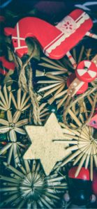 木製のクリスマスツリーの飾り4