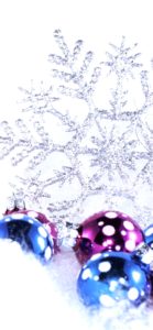 ピンクとブルーのツリー飾り2