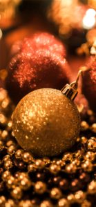 ゴールドのツリー飾り2