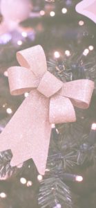 金色のリボンのツリー飾り2