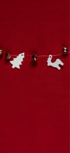 もみの木とトナカイのガーランド1