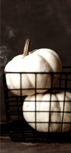 カゴの中の白いカボチャ2