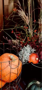 秋の花とかぼちゃ2