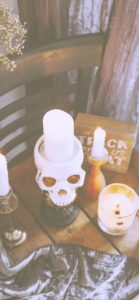 ドクロのキャンドル2