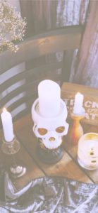 ドクロのキャンドル1