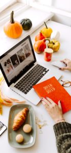 ハロウィンデスク1