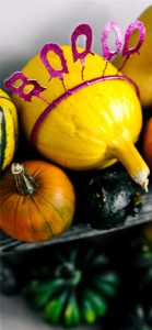 積み上げたカボチャ1