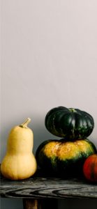 並べたカボチャ5