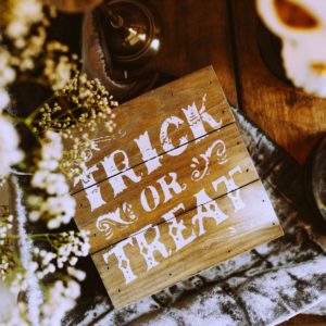 ハロウィンメッセージプレート1