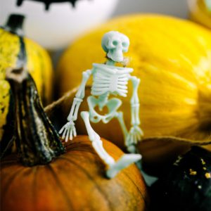 ガイコツとかぼちゃ1
