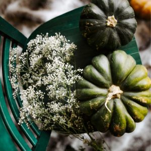 かすみ草とかぼちゃ1