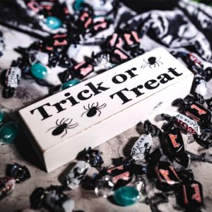 ハロウィンキャンディとメッセージプレート2