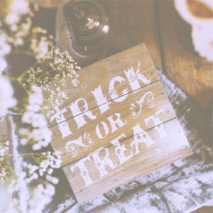 ハロウィンメッセージプレート1