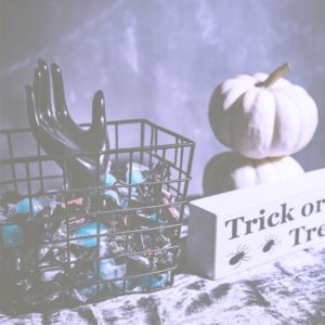 ハロウィンキャンディとかぼちゃ1