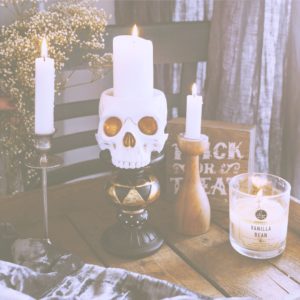 ドクロキャンドル1