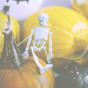ガイコツとかぼちゃ1