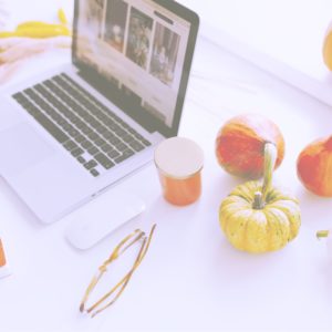 ハロウィンのデスク3