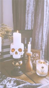 ドクロのキャンドル3