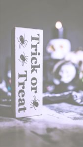 ハロウィンメッセージプレート1