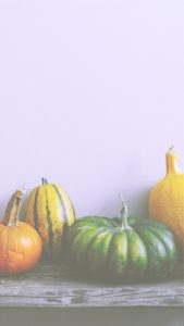 板の上のかぼちゃ1