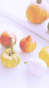 机の上のかぼちゃ2