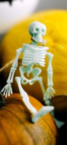 ガイコツフィギュアとかぼちゃ2