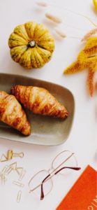 かぼちゃとクロワッサン1