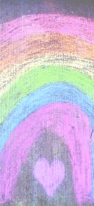 チョークで書いた虹2