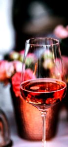 バラとワイングラス2