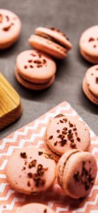 ピンクのマカロン4