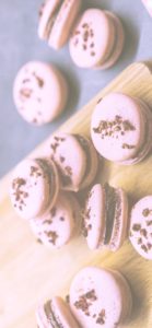 ピンクのマカロン1