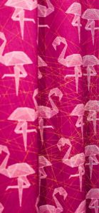 フラミンゴのカーテン2