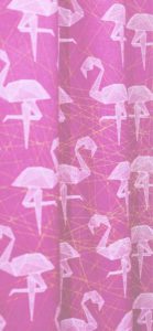 フラミンゴのカーテン1
